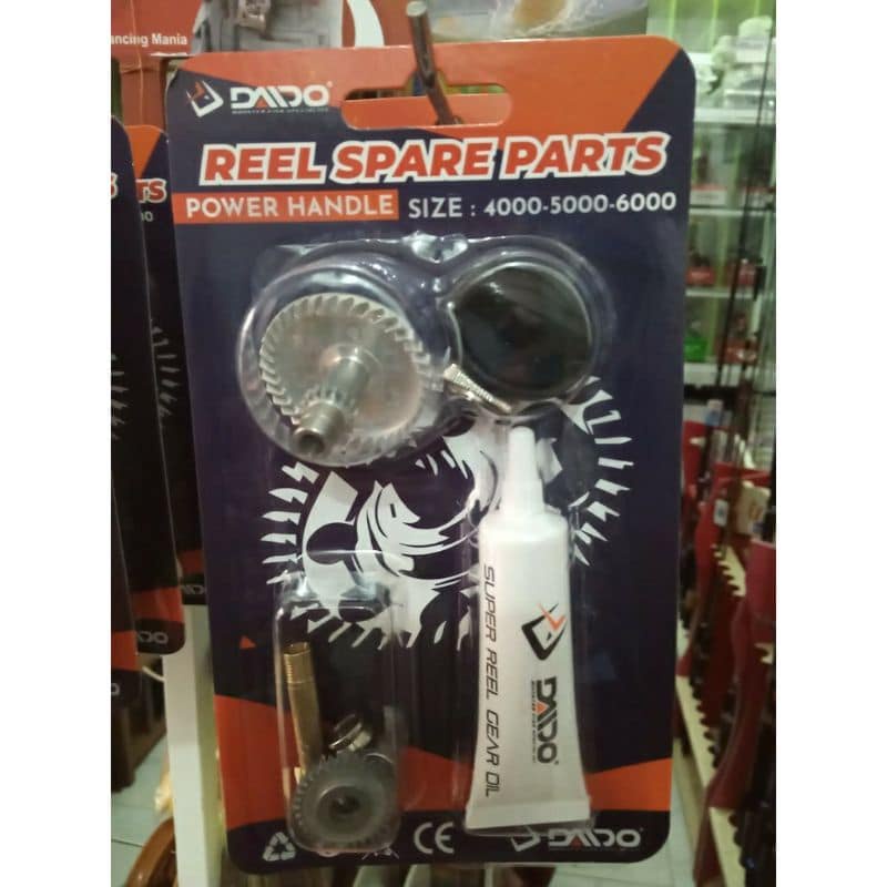 Suku Cadang /Spare Part Reel Pancing Daido Normal Handle dan Power Handle Buat Ukuran 800-6000