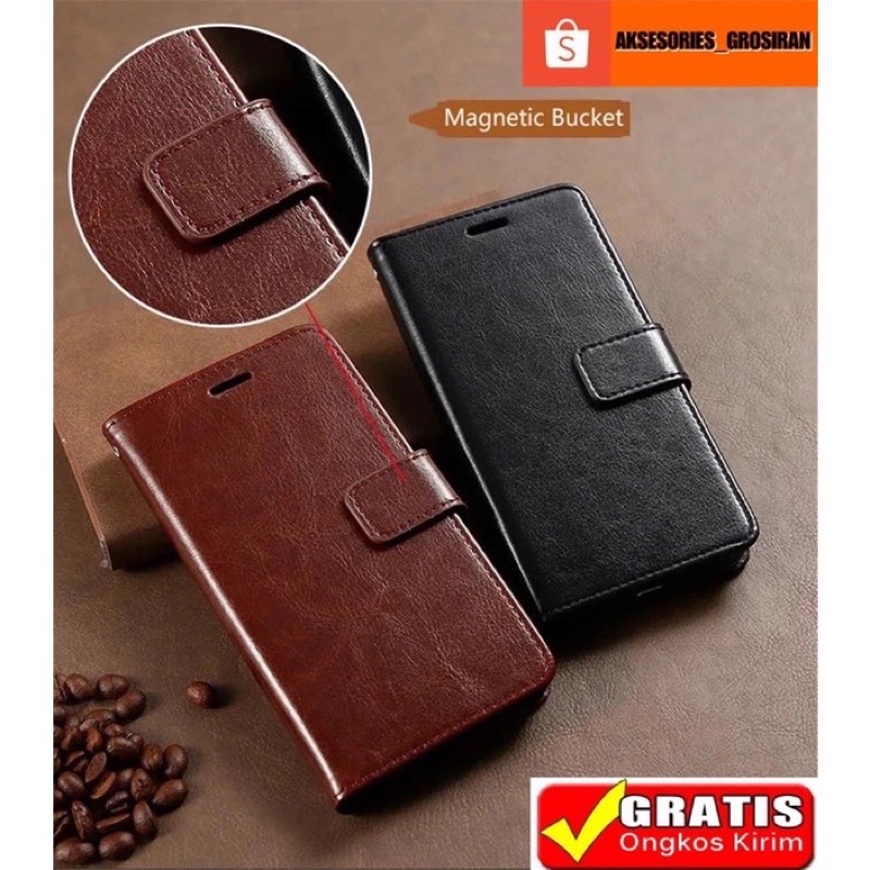 SAMSUNG GALAXY A14 A24 A34 A54 A23 A33 A53 A73 M14 5G 4G Flip Cover Leather Case Hp Dompet Kulit