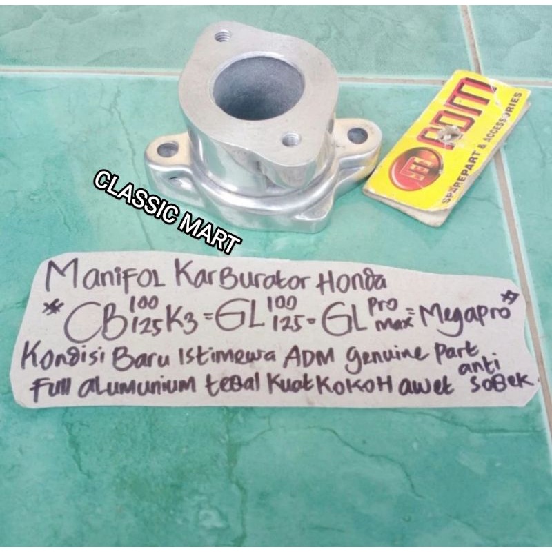 MANIPOL MANIPUL INTAKE MANIFOLD HONDA GL GL100 GL125 GLPRO CB100 CB125 CG125