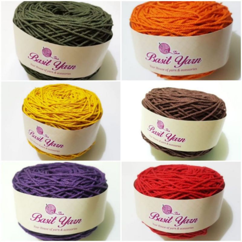 BENANG RAJUT Katun Rami Basityarn