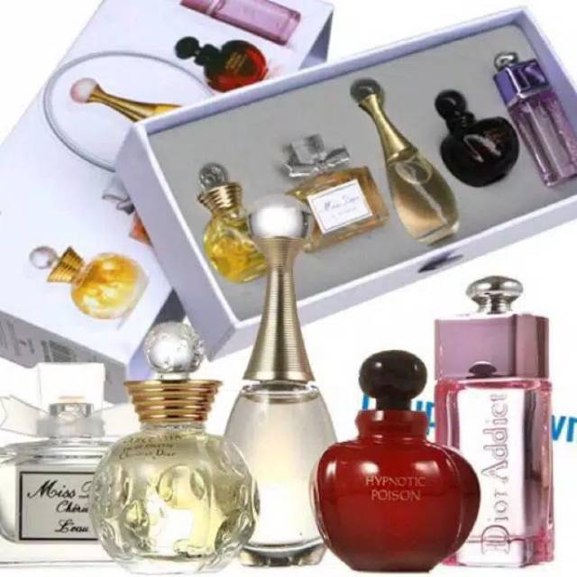 Parfume Dior Miniatur Paris Set 5in1