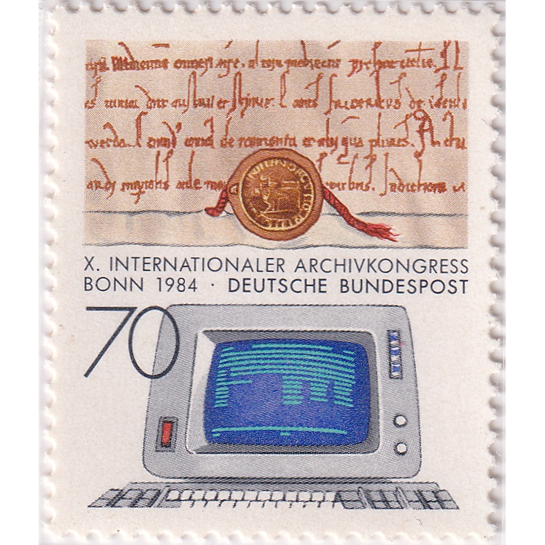 

Prangko Germany 1984 - The 10th International Archive Congress