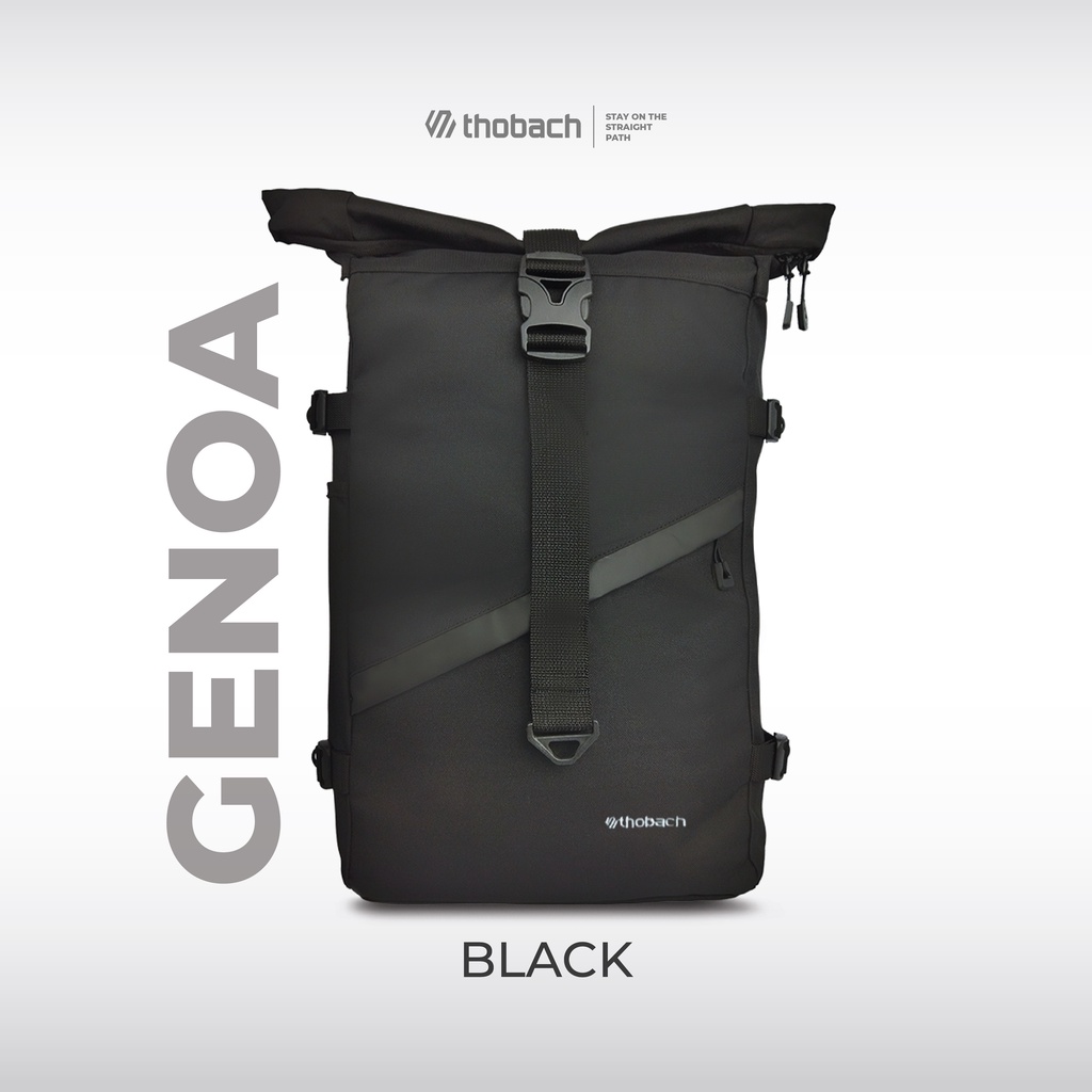 THOBACH - BACKPACK WATERPOOF GENOA RANSEL PREMIUM PRIA WANITA TAS SEKOLAH TAS KULIAH OUTDOOR