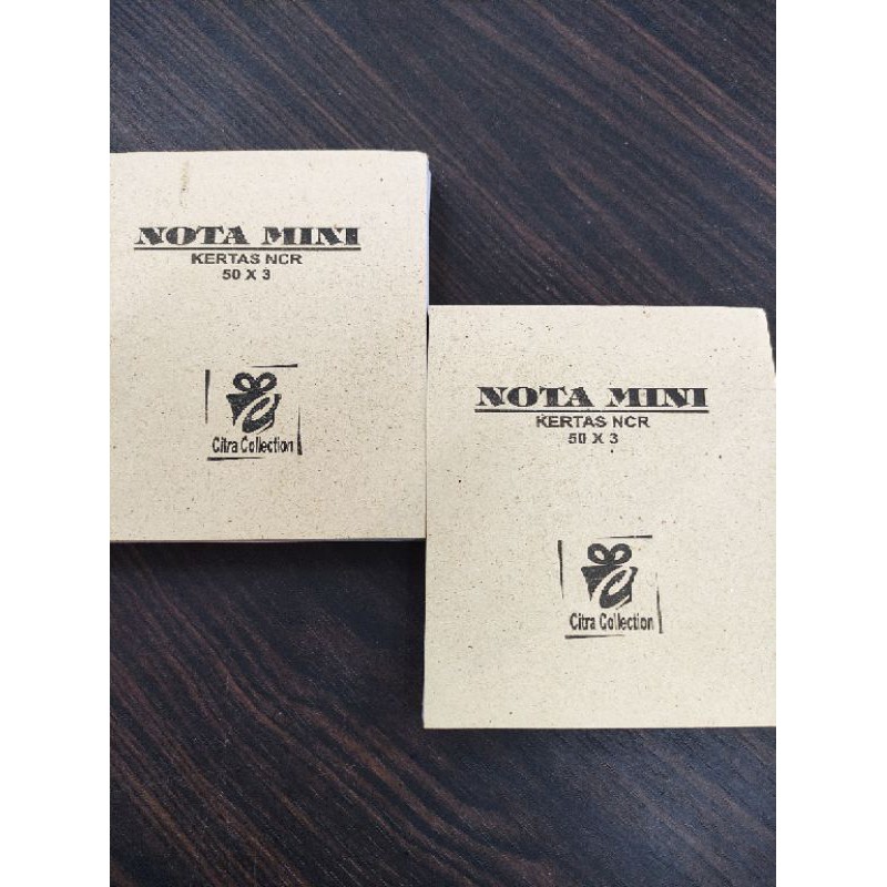 

Buku Nota Kontan Kecil 3 Ply tegak NCR / nota kontan 3 rangkap kecil