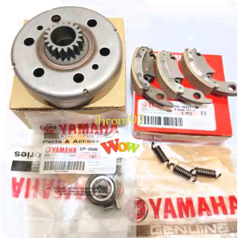 Mangkok ganda+kanvas ganda set jupiter z vega r vega r new crypton 5TN  18t ori asli tailan