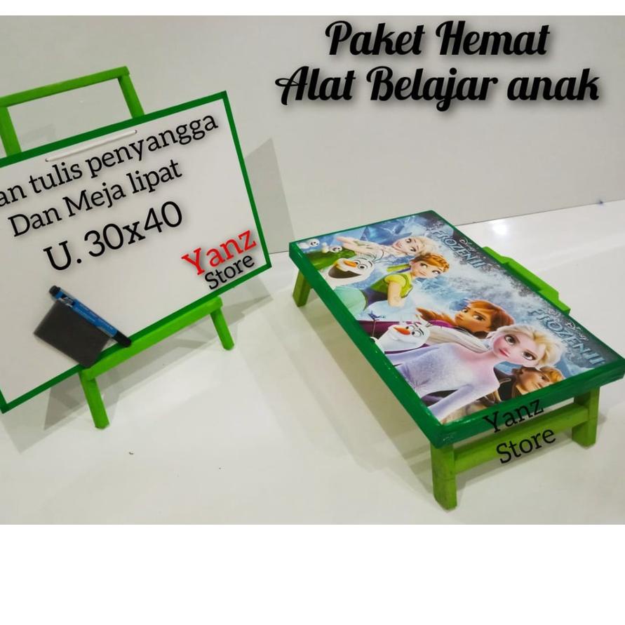 

Best! 1 set paket hemat alat tulis/papn tulis penyangga 30x40/meja belajar karakter/papan tulis murah/papantulis karakter/white board/papn tulis lengkap dan murah