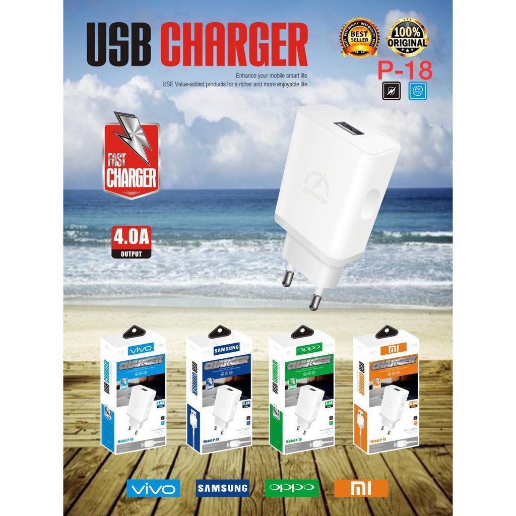 TC / Charger USB Brand P18