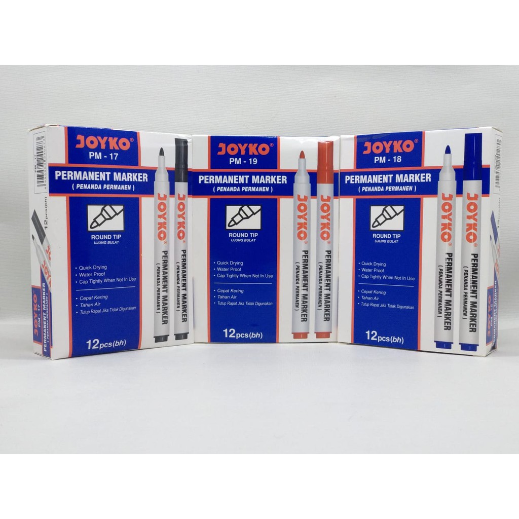 

Spidol Permanen JOYKO / Permanen Marker JOYKO PM 17 18 19