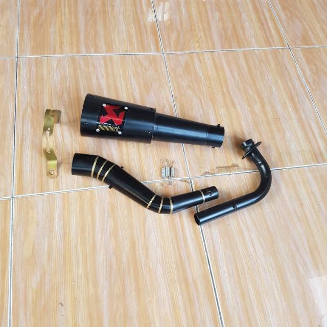 KNALPOT MIO SPORTI-MIO SMILE-MIO SOUL AKRAPOVIC BLACK DOV