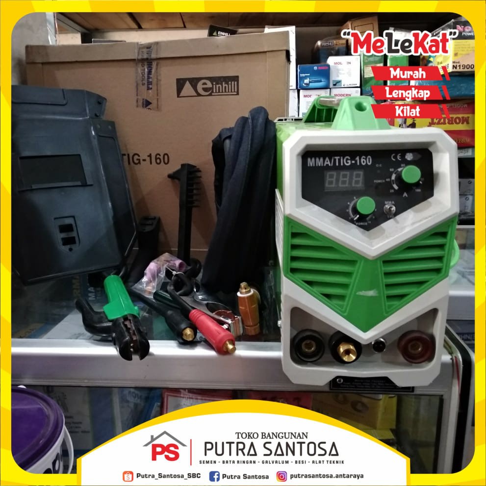 Travo Las Einhill Inverter MMA + TIG 160A (MOSFET)