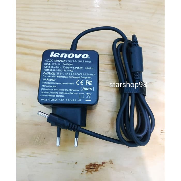 Charger Adaptor Lenovo Ideapad 100S-11IBY 5V 4A