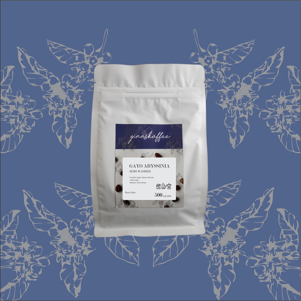 

KOPI GAYO ABYSSINIA | GAYO ABYSSINIA COFFE SEMI WASHED 500 GRAM
