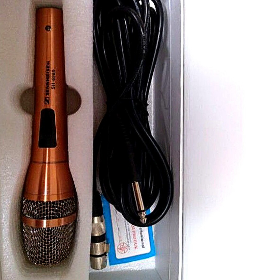 MIC KARAOKE KABEL AIWA SH-6969 MICROPHONE VOCAL MIC KABEL MURAH AIWA