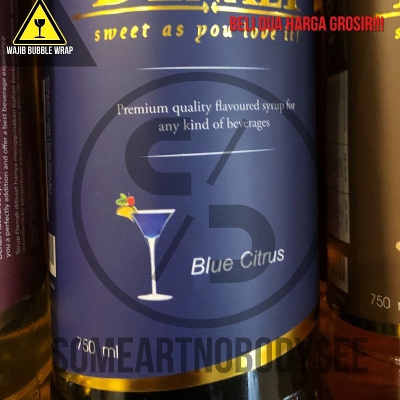 

Syrup Denali Blue Citrus Sirup Rasa Blue Citrus 750ml