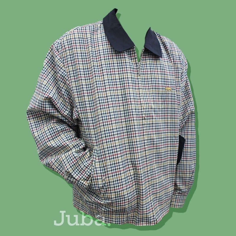 Jaket Kotak-Kotak Vintage