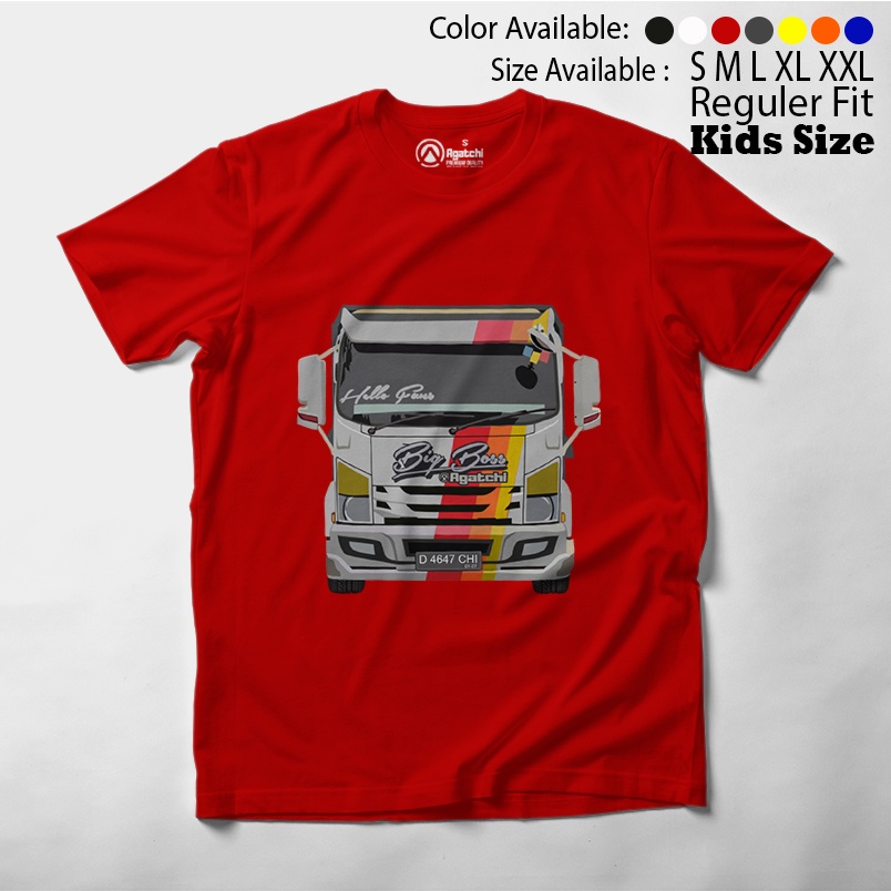 Baju Anak / Kaos Atasan Anak / Kids T Shirt Big Boss Truck Elite