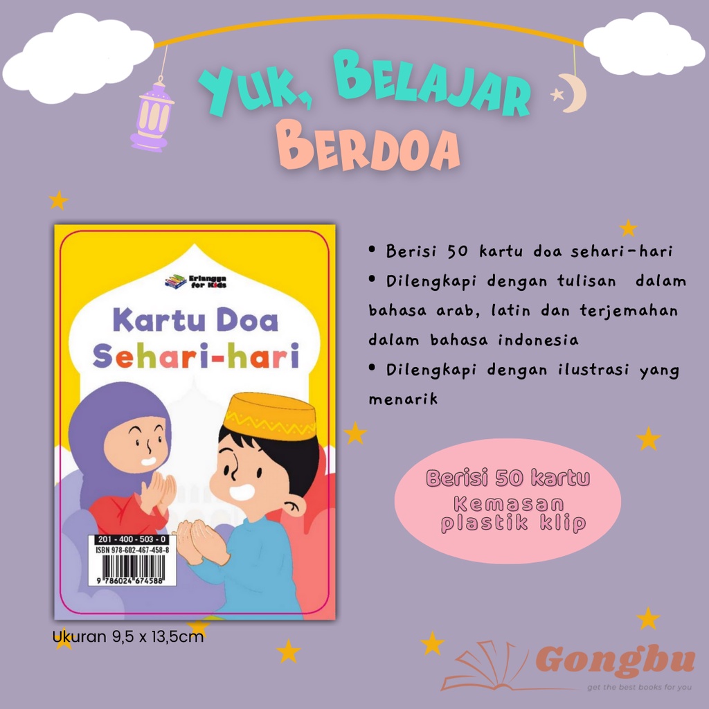 

KARTU DOA SEHARI-HARI FLASH CARD ERLANGGA FOR KIDS