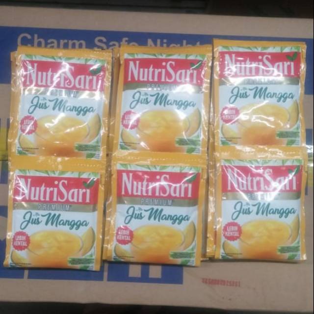 

Nutrisari Jus Mangga Renceng 15gr ( Isi 10 Sachet )