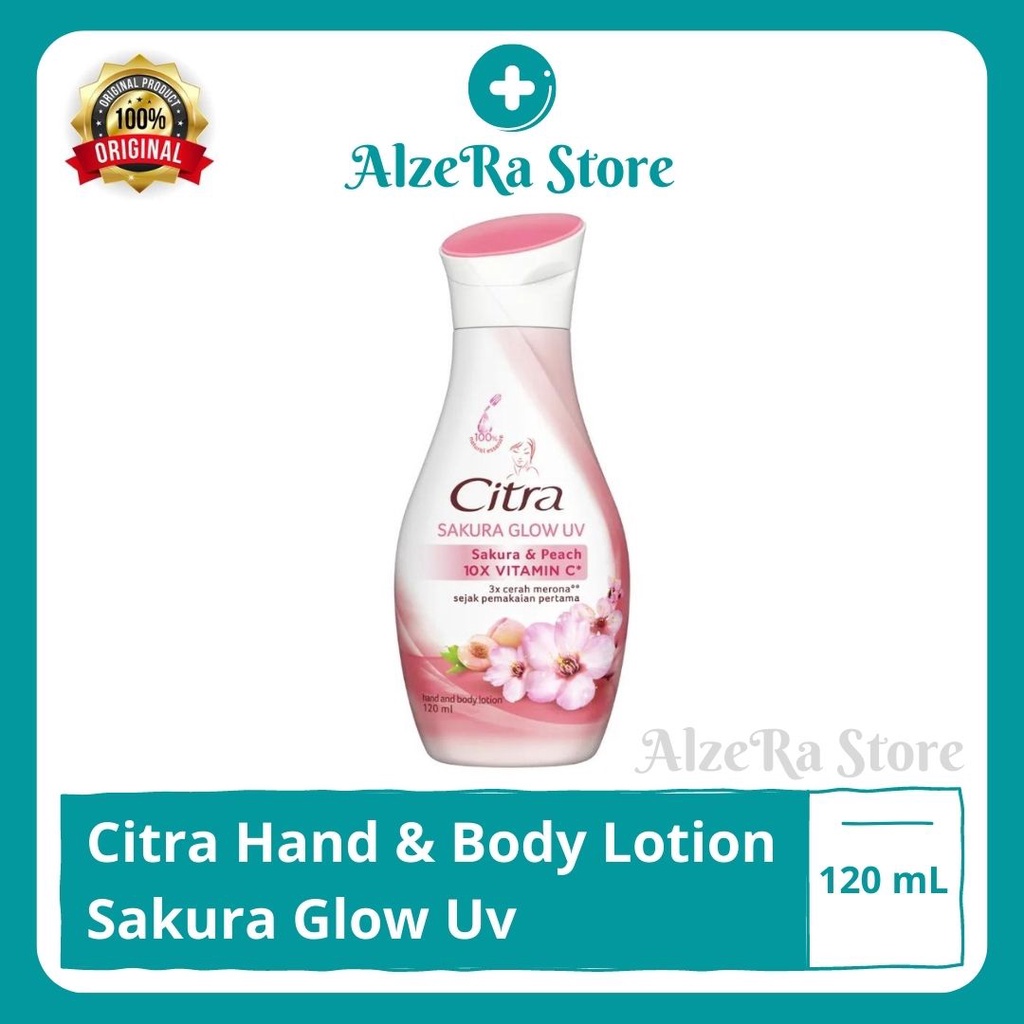 Citra Hand & Body Lotion Sakura Glow Uv 120 mL