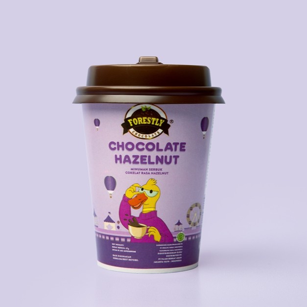 

Forestly Chocolate Hazelnut Cup 27 gram - Minuman Cokelat Bubuk