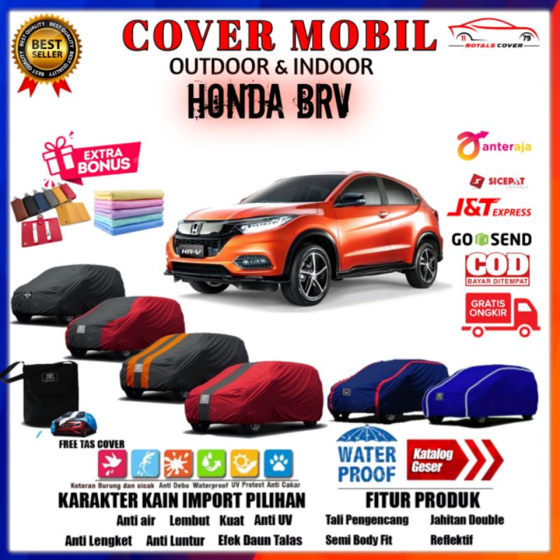 Cover Mobil Honda BR-V / Sarung Mobil BRV 2015,2016,2017,2018,2019,2020 / Selimut Tutup Pelindung