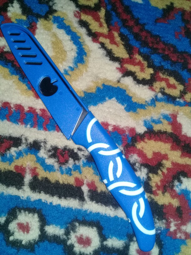 [bayar Di Tempat] Pisau Buah Dan Sayur Motif Apel Super Tajam Dapur Harga Termurah Kualitas Bagus