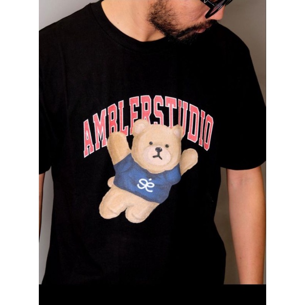 AMBLER SUPERMAN TEE BLACK