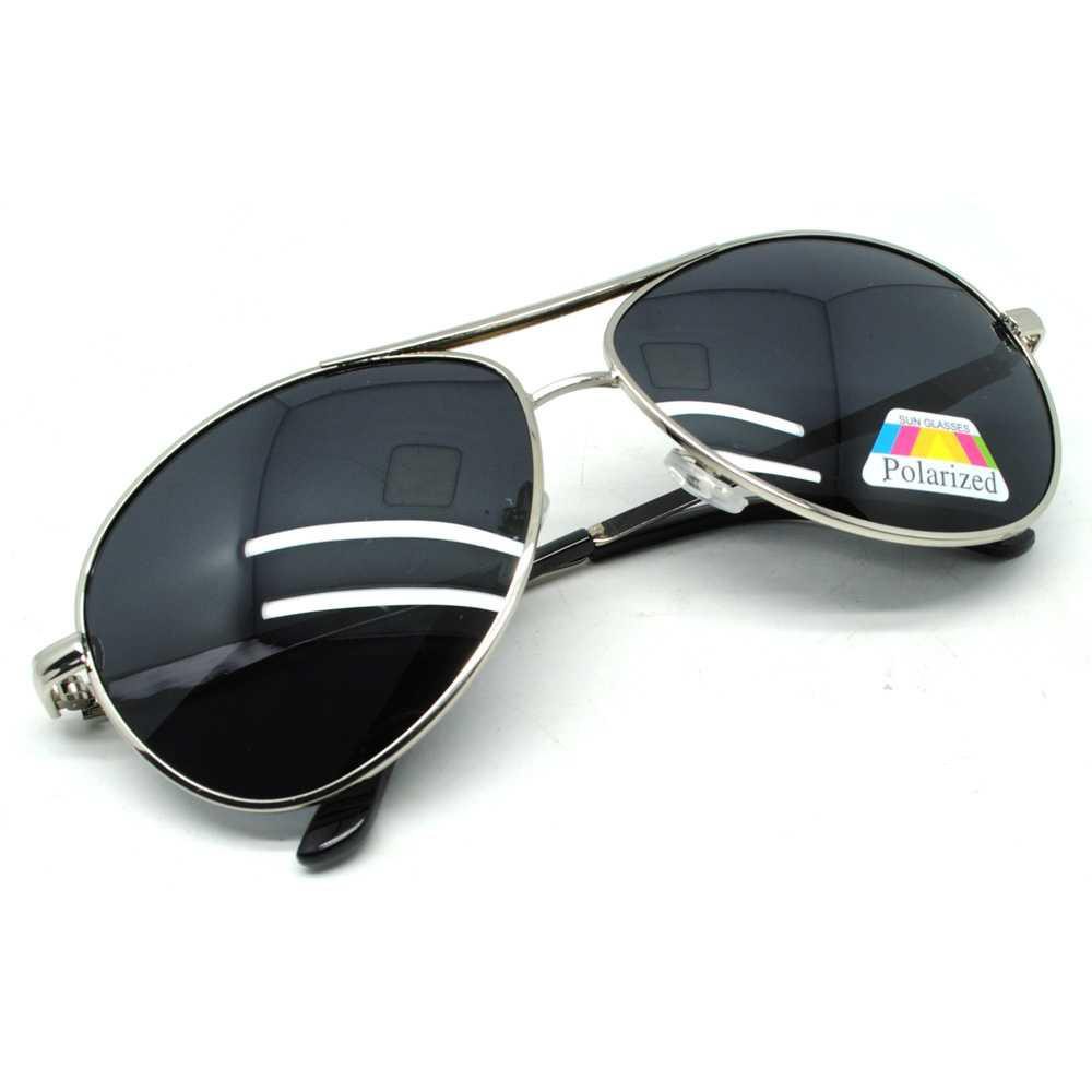 Aoron Kacamata Hitam Polarized - RB2132 [Silver]