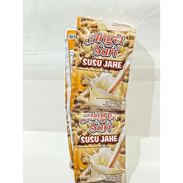 

Anget sari susu jahe sachet 25gr /renceng harga termurah