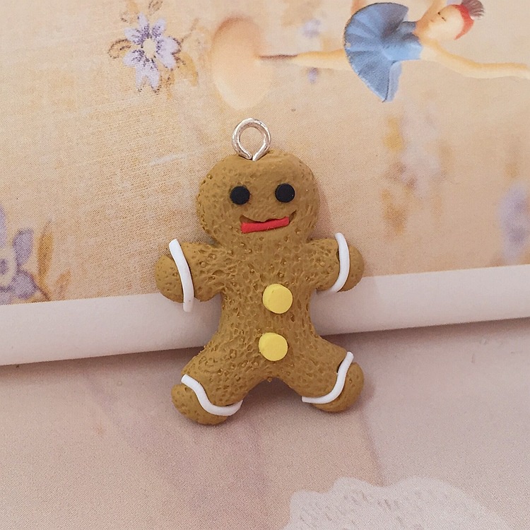 [ 6Pcs   Gingerbread Xmas Pendant Ornaments Home Decoration Products ]