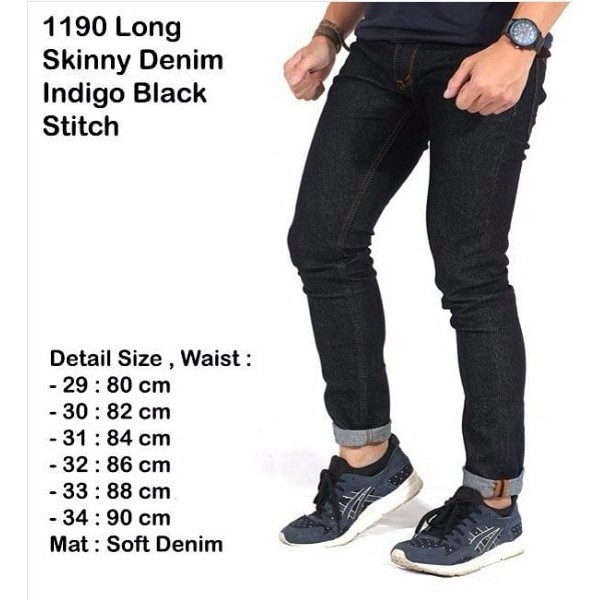 Celana Jeans Hitam Panjang Premium - Ready Stok, Kualitas Terbaik