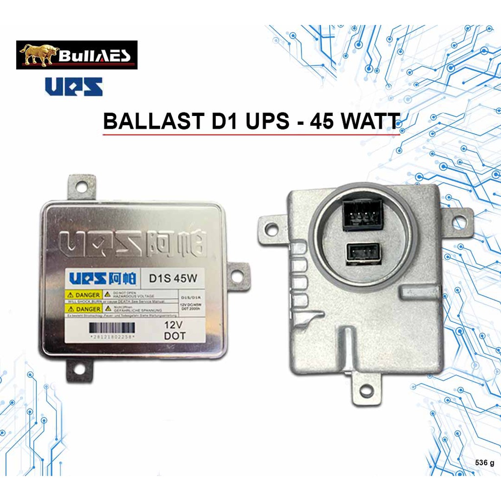 BALAST HID D1 UPS 45 WATT MODEL OEM I Balast D1s Oem  V2422