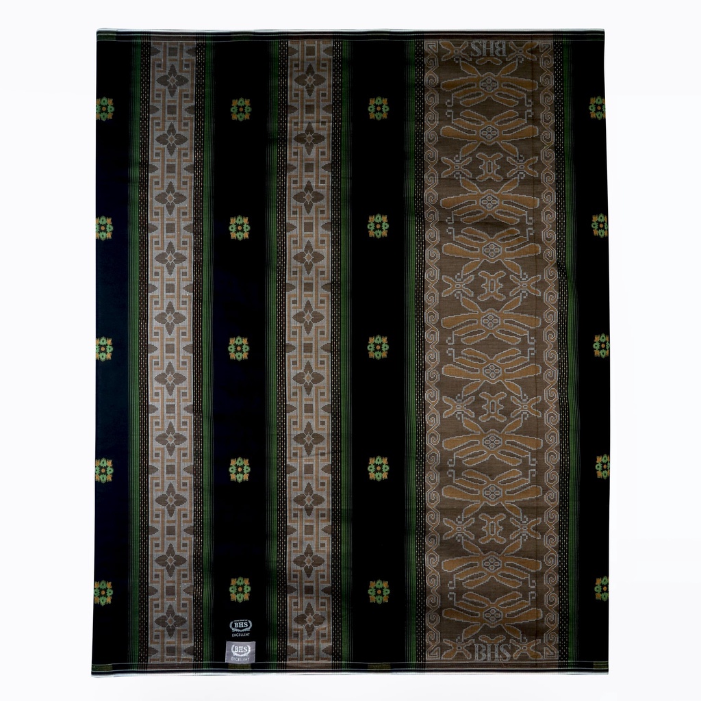 Sarung BHS Excellent Silver Motif JGA Hitam Coklat