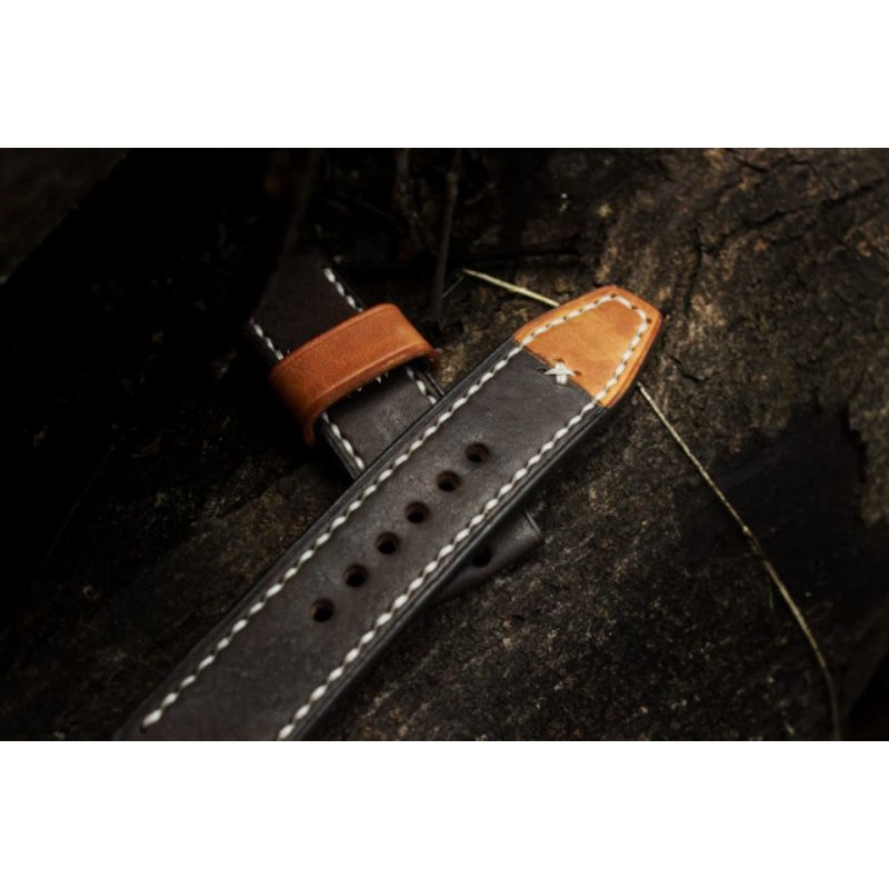Strap jam tangan kulit Asli Pria/Wanita