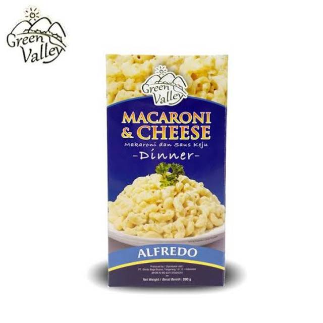 

GREEN VALLEY MACARONI & CHESE ALFREDO 200GR