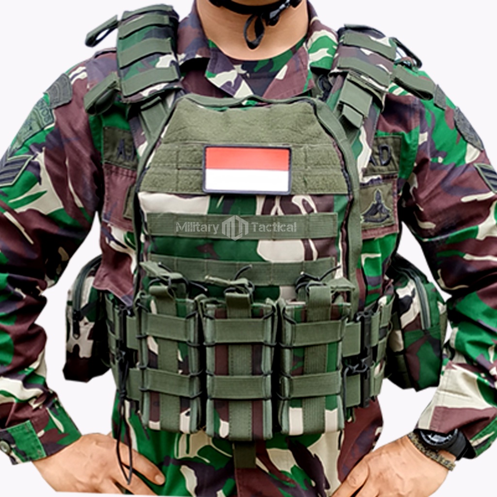 Rompi Body Vest Tactical | Body Vest Tactical | Body Vest Polisi | Rompi Pelindung Dada | Free Dummy Plate | Bisa COD