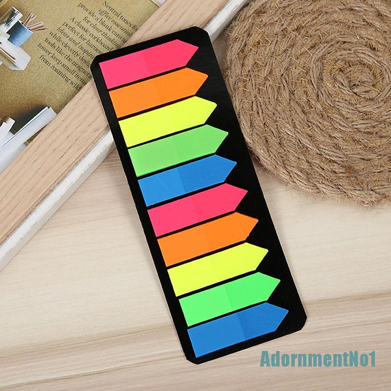 [AdornmentNo1]Colored Memo pad Lovely Sticky Paper Post it Note School Office Supplies