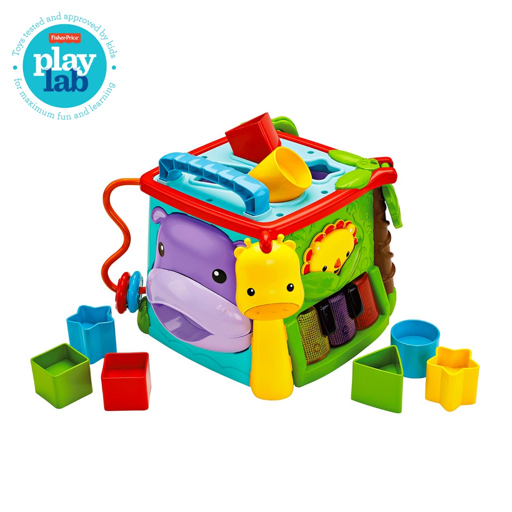 Fisher Price Infant Play &amp; Learn Activity Cube  - Mainan Edukasi Anak Bayi Balita