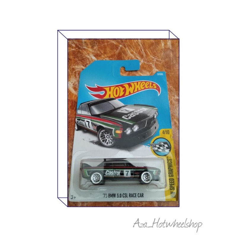 Hot Wheels '73 BMW 3.0 CSL Race Car HW Reguler Hotwheels Real Car