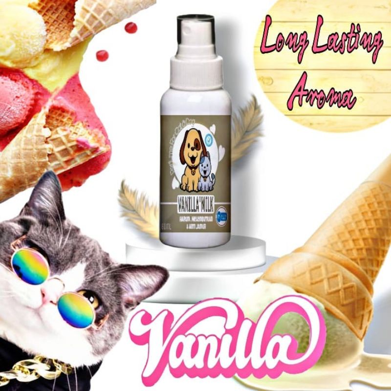 Parfum Kucing Anjing Kelinci 60ml Wangi Murah / Cat Perfume / Dog Perfume / Parfum Hewan Murah / Parfum Kucing Anjing