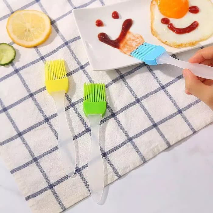 KUAS SILIKON ROTI SILICONE CAKE BARBECUE MENTEGA FOOD BRUSH