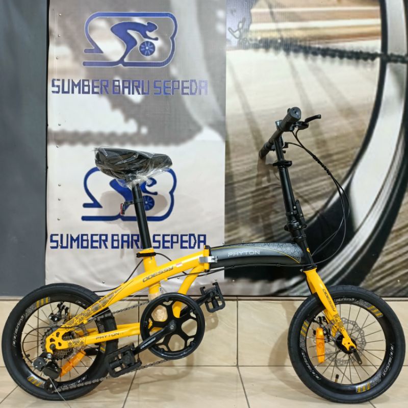 Sepeda Lipat Anak Odessy Phyton 16 Inch 7 Speed