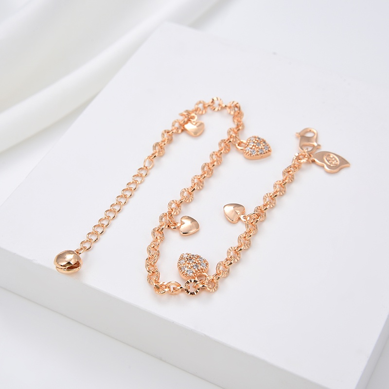 COD Gelang Titanium Anak Wanita Anti Karat Silver Emas Muda Bayi Couple Asli Rantai Selamanya Korea Mura Magnet Sahabat  64