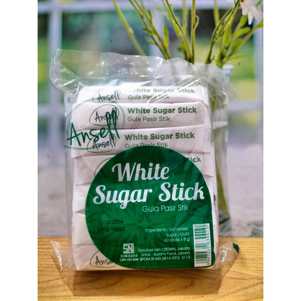 

Gula Stick / White Sugar Stick Ansel 8gr x 60's