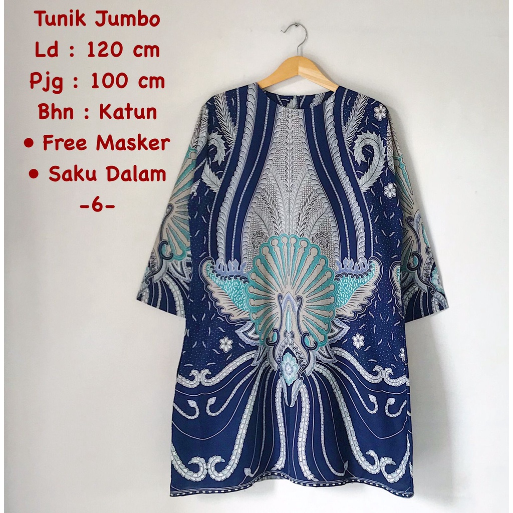 Tunik jumbo batik solo