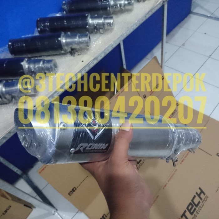 New Arrival - Knalpot Racing 3 Suara Ronin 3Tech For Motor Sports 150Cc