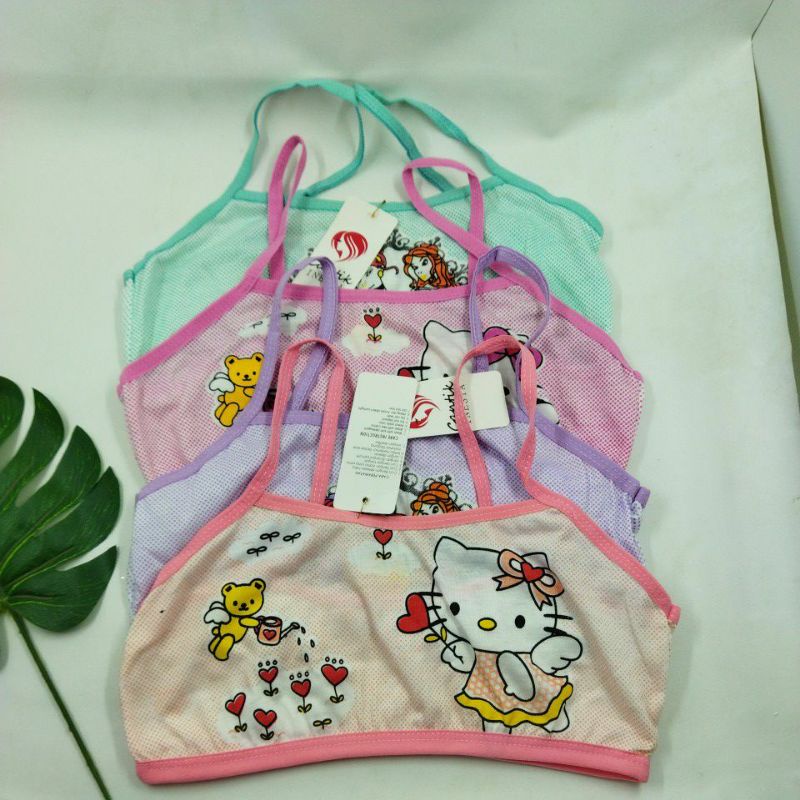 Miniset Pakaian Dalam Bra /BH SD SMP Anak Perempuan Katun Full Colour Shang Lan //alexa