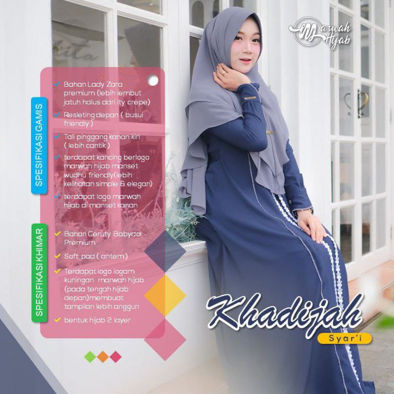Khadijah syar'i ORI Marwah hijab