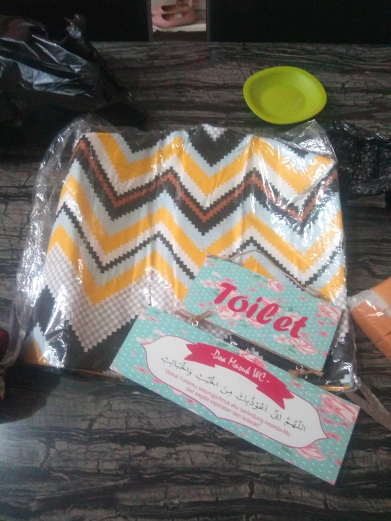 Walldecor Doa Masuk Toilet