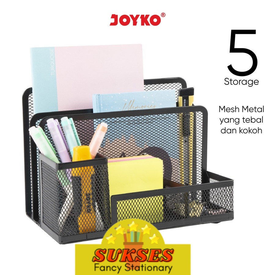 

Desk Set Joyko DS-21 - Pen Holder - Tempat alat tulis jaring jala